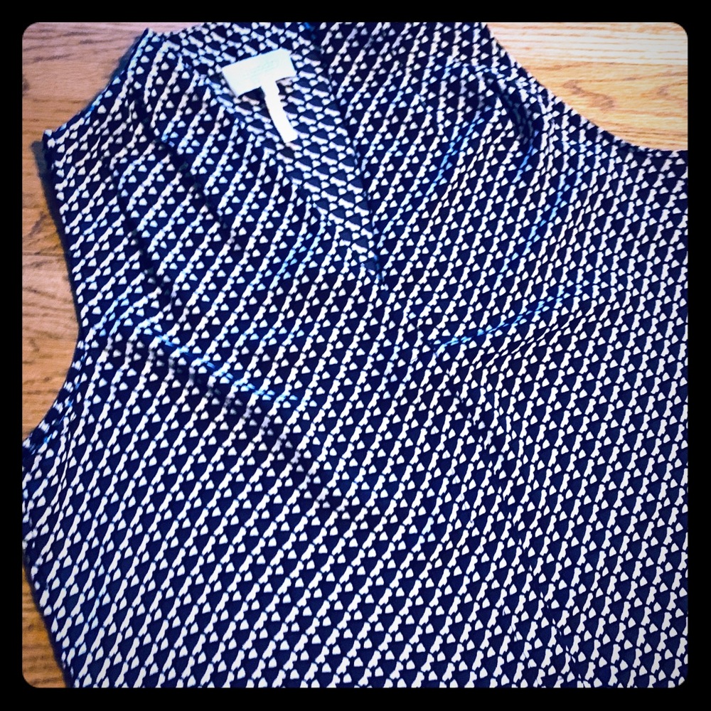 Laundry Purple & Black Blouse